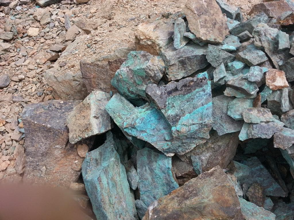 Copper Ore - Mehdiabad & Kharmang